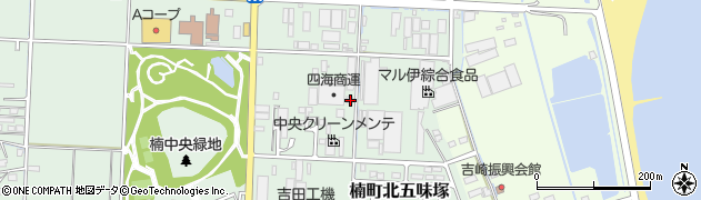 三重県四日市市楠町北五味塚1360周辺の地図