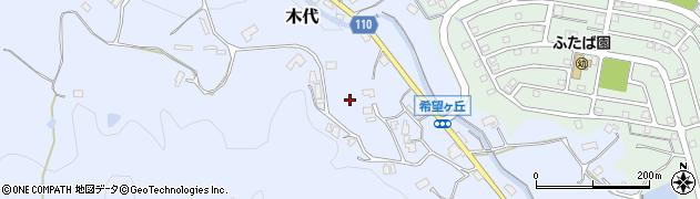 大阪府豊能郡豊能町木代周辺の地図
