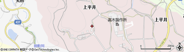 愛知県新城市上平井768周辺の地図