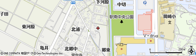 愛知県岡崎市野畑町北浦2周辺の地図