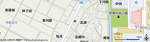 愛知県岡崎市野畑町北浦46周辺の地図