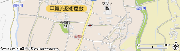 滋賀県甲賀市甲南町竜法師2685周辺の地図