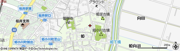 愛知県安城市姫小川町姫65周辺の地図