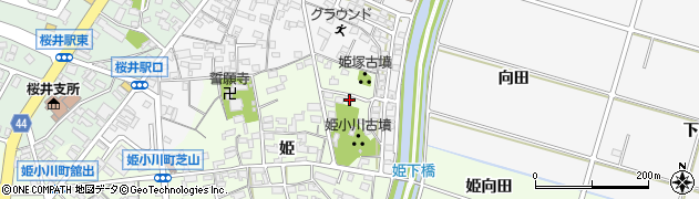 愛知県安城市姫小川町姫45周辺の地図