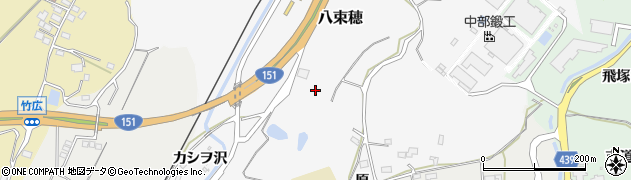 愛知県新城市八束穂（花ガラ）周辺の地図
