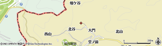 京都府長岡京市浄土谷（西山）周辺の地図