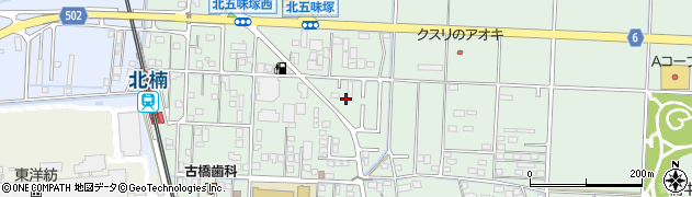 三重県四日市市楠町北五味塚2013周辺の地図
