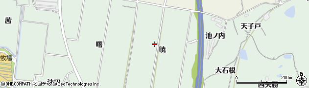 愛知県阿久比町（知多郡）植大（暁）周辺の地図
