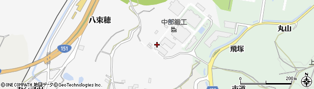 愛知県新城市八束穂（深場）周辺の地図