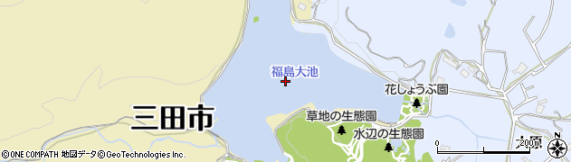 福島大池周辺の地図