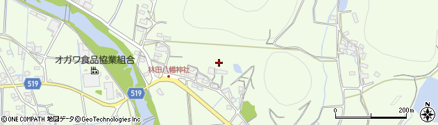 兵庫県姫路市林田町（八幡）周辺の地図