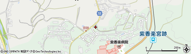 滋賀県甲賀市信楽町牧1057周辺の地図