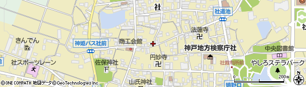 白雪姫美容室田町店周辺の地図