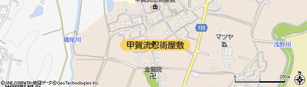 滋賀県甲賀市甲南町竜法師911周辺の地図