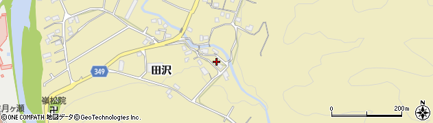 静岡県伊豆市田沢573周辺の地図