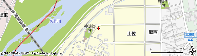 愛知県岡崎市合歓木町（平子）周辺の地図