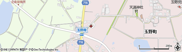 兵庫県加西市玉野町1131周辺の地図