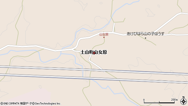 〒528-0204 滋賀県甲賀市土山町山女原の地図