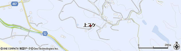 岡山県久米南町（久米郡）上二ケ周辺の地図