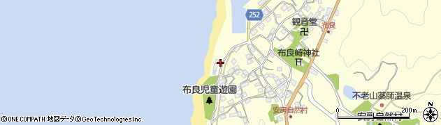 千葉県館山市布良周辺の地図