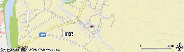 静岡県伊豆市田沢570周辺の地図