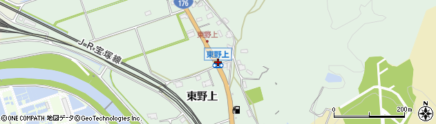 東野上周辺の地図