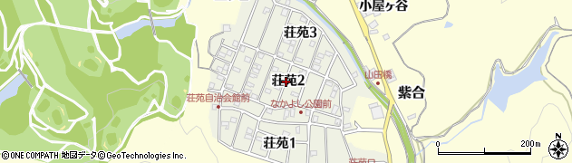 兵庫県猪名川町（川辺郡）荘苑周辺の地図