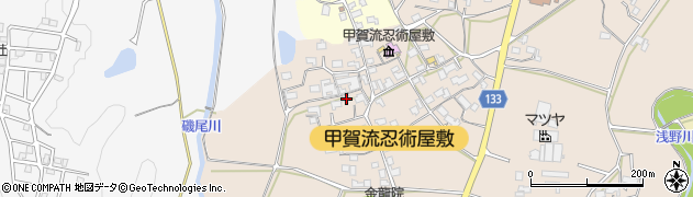 滋賀県甲賀市甲南町竜法師2266周辺の地図