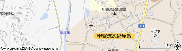 滋賀県甲賀市甲南町竜法師2292周辺の地図