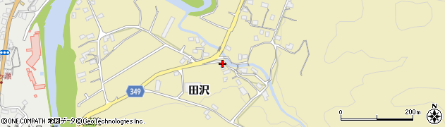 静岡県伊豆市田沢541周辺の地図