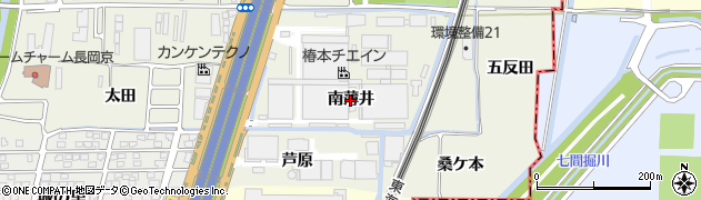 京都府長岡京市神足（南薄井）周辺の地図
