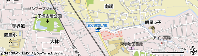 京都府宇治市木幡南端72周辺の地図