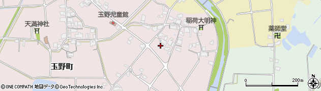 兵庫県加西市玉野町570周辺の地図