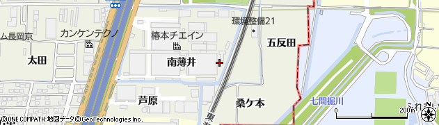京都府長岡京市神足（十ケ坪）周辺の地図