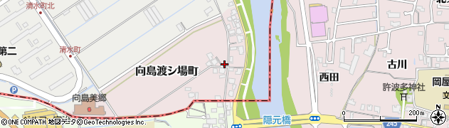 京都府京都市伏見区向島渡シ場町周辺の地図