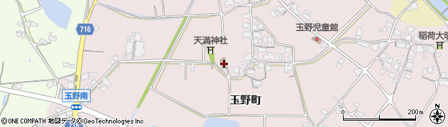 兵庫県加西市玉野町893周辺の地図
