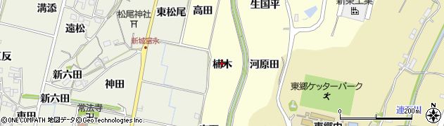 愛知県新城市大宮（楠木）周辺の地図
