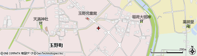 兵庫県加西市玉野町556周辺の地図