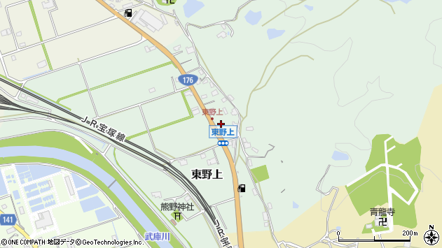 〒669-1312 兵庫県三田市東野上の地図