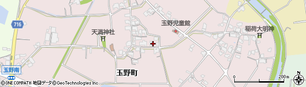 兵庫県加西市玉野町546周辺の地図