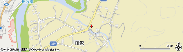 静岡県伊豆市田沢287周辺の地図