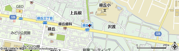愛知県岡崎市美合町長根周辺の地図