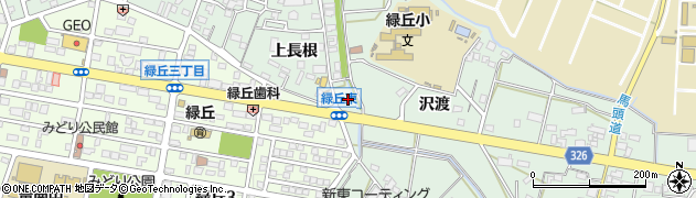 愛知県岡崎市美合町（長根）周辺の地図