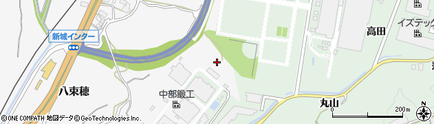 愛知県新城市八束穂（東原）周辺の地図