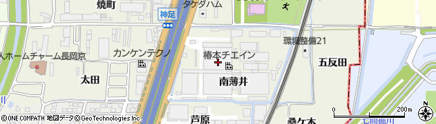 京都府長岡京市神足暮角1周辺の地図