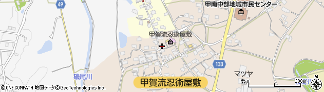 滋賀県甲賀市甲南町竜法師2314周辺の地図