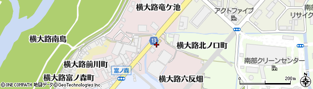 京都府京都市伏見区横大路六反畑周辺の地図