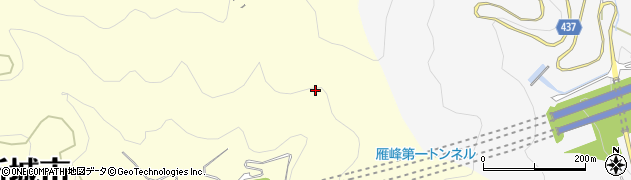 愛知県新城市徳定（東林）周辺の地図