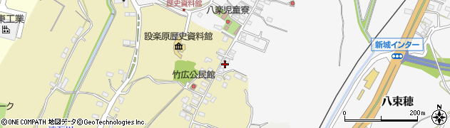 愛知県新城市八束穂982周辺の地図