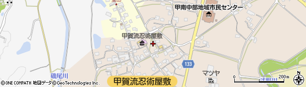 滋賀県甲賀市甲南町竜法師2328周辺の地図
